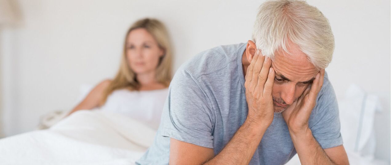 اختلال نعوظ در مرد بعد از 60 سال